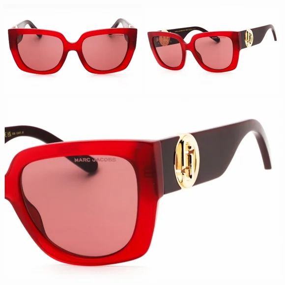Marc Jacobs Red Sunglasses - Picture 4 of 4
